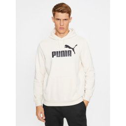 Puma Pulóver Ess Big Logo 586687 Fehér Regular Fit