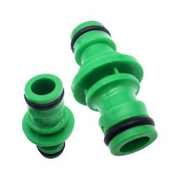 Műanyag egyirányú tömlőcsatlakozó, 1/2" és 3/4"