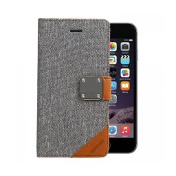 Iphone 6 / Iphone 6S Astrum matte notesz tok szürke