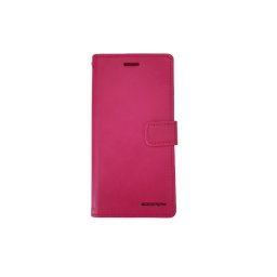 Iphone X / Iphone XS Mercury blue moon pink csatos notesz tok