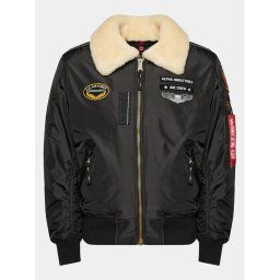 Alpha Industries Bomber dzseki Injector III Air Force 198113 Fekete Slim Fit