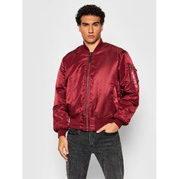 Alpha Industries Bomber dzseki Ma-1 100101 Bordó Regular Fit