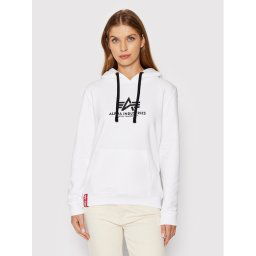 Alpha Industries Pulóver New Basic 196032 Fehér Regular Fit
