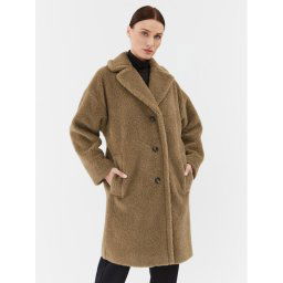 Weekend Max Mara Báránybőr kabát Veber 2350161533650 Barna Regular Fit