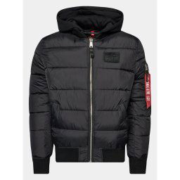 Alpha Industries Pehelykabát Ma-1 ZH Back Print 118107 Fekete Regular Fit