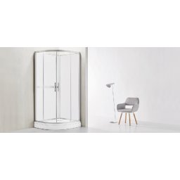 Wellis Vivara 90x90 fehĂŠr Ăźveg hĂĄtfalas zuhanykabin Easy Cleannel