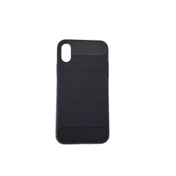 Iphone X / Iphone XS Carbon mintás sötétkék tok