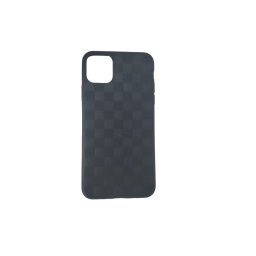 Iphone 11 Pro Max Usams sötétkék rács mintás tok
