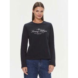 Tommy Hilfiger Blúz WW0WW40292 Sötétkék Regular Fit