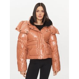 Calvin Klein Jeans Pehelykabát High Shine J20J221884 Narancssárga Oversize