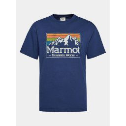 Marmot Póló MMW Gradient M14823 Kék Regular Fit