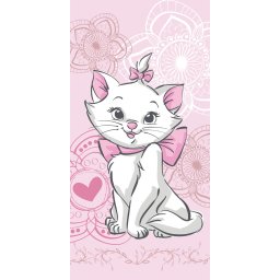 Disney Marie Aristocat fürdőlepedő, strand törölköző 70x140cm