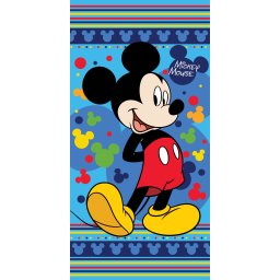 Disney Mickey Hello fürdőlepedő, strand törölköző 70x140cm