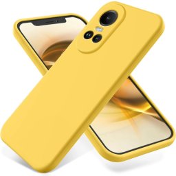 RUBBER Védőburkolat Oppo Reno10 5G / Reno10 Pro 5G sárga
