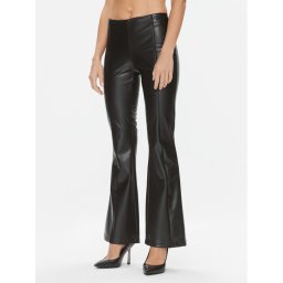 Guess Műbőr nadrág Nia W3BB18 K8S30 Fekete Regular Fit