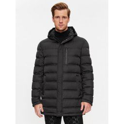KARL LAGERFELD Pehelykabát 505028 534593 Fekete Regular Fit