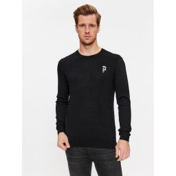 KARL LAGERFELD Sweater 655013 534399 Fekete Regular Fit