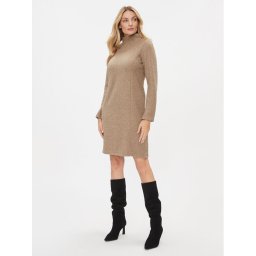 Tom Tailor Kötött ruha 1039164 Bézs Regular Fit
