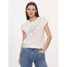 Vero Moda Póló 10298088 Fehér Box Fit