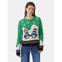 Vero Moda Sweater 10292664 Zöld Regular Fit