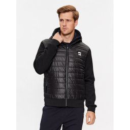 KARL LAGERFELD Átmeneti kabát 505060 534560 Fekete Regular Fit