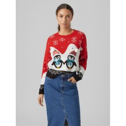 Vero Moda Sweater 10292664 Piros Regular Fit
