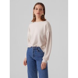 Vero Moda Pulóver 10299268 Ekru Regular Fit