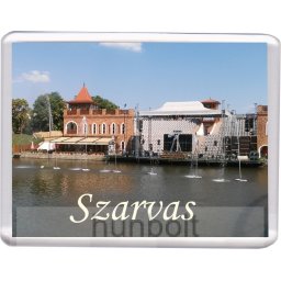 Szarvasi Vízi Színház hűtőmágnes (műanyag keretes)