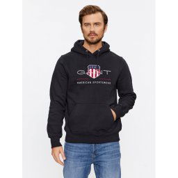 Gant Pulóver Archive Shield 2047082 Fekete Regular Fit