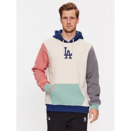 47 Brand Pulóver Los Angeles Dodgers BB012PMOPXQ601378BN Bézs Regular Fit