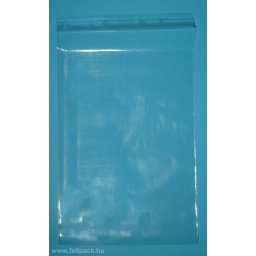 Ragasztócsíkos PP (celofánszerű) tasak, 9 x 21 cm