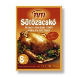 Sütőzacskó, Tuti, 25 x 38 cm, 8 db