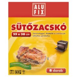Sütőzacskó, Alufix, 25 x 38 cm, 8 db