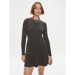 ONLY Kötött ruha 15306551 Szürke Regular Fit