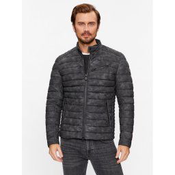 Save The Duck Műbőr dzseki Abrum D30161M VINT17 Fekete Regular Fit