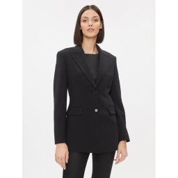 United Colors Of Benetton Zakó 29HHDW014 Fekete Regular Fit