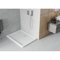 Mexen Slim zuhanytálca 120 x 90 cm,fehér + szifon króm - 40109012 Zuhanytálca