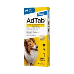 AdTab 900 mg rágótabletta kutyáknak (22-45 kg) A.U.V. 1x