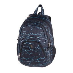 PULSE Hátizsák, 2in1, notebook tartóval és audió csatlakozóval, PULSE "Teens Blue Lava"