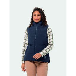 Jack Wolfskin Mellény White Frost Vest 1207371 Sötétkék Regular Fit