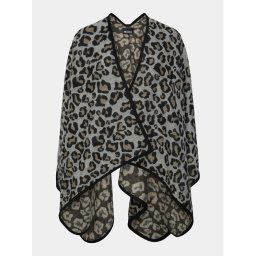 Pieces Poncsó 17142175 Barna Regular Fit