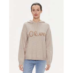 s.Oliver Pulóver 2135271 Bézs Loose Fit