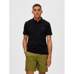Selected Homme Pólóing 16087839 Fekete Regular Fit
