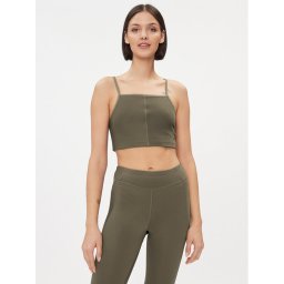 Reebok Felső Yoga Performance IM4045 Zöld Fitted Fit