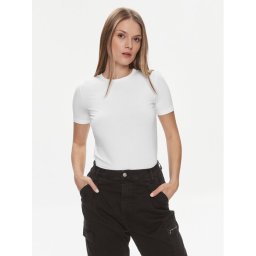 Vero Moda Póló AWARE Heaven 10299736 Fehér Tight Fit
