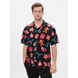 Jack&Jones Ing 12248397 Fekete Relaxed Fit