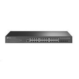 TP-Link OMADA JetStream switch az UPS TL-SG3428X-UPS-hez való csatlakozáshoz (24xGbE, 4xSFP , 2xkonzol, ventilátor nélküli)
