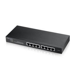 Zyxel GS1915-8 8 portos Gigabit Web Smart switch, 8x gigabites RJ45, ventilátor nélküli