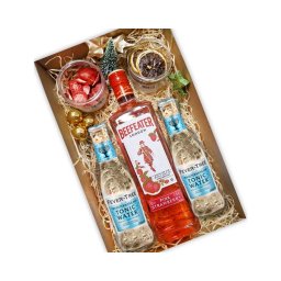 Karácsonyi Beefeater Pink ajándékcsomag díszdobozban