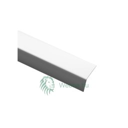 L sarokprofil PVC-ből, fehér, 40 x 40 mm, 2,5 m